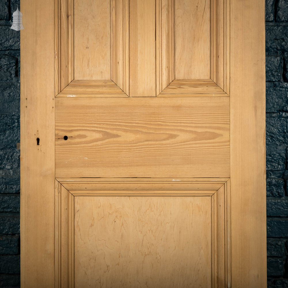 Pine Paneled Door, Victorian 3 Panel