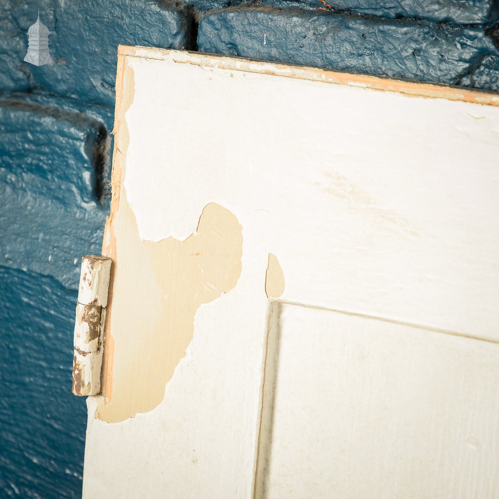 Batch of 3 White Painted Pine Cupboard Doors