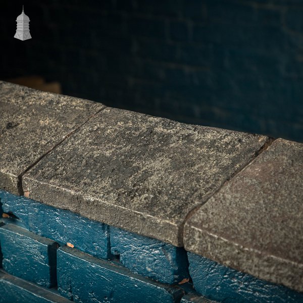 Staffordshire Blue Copings, Twice Weathered - A Run of 3.5M