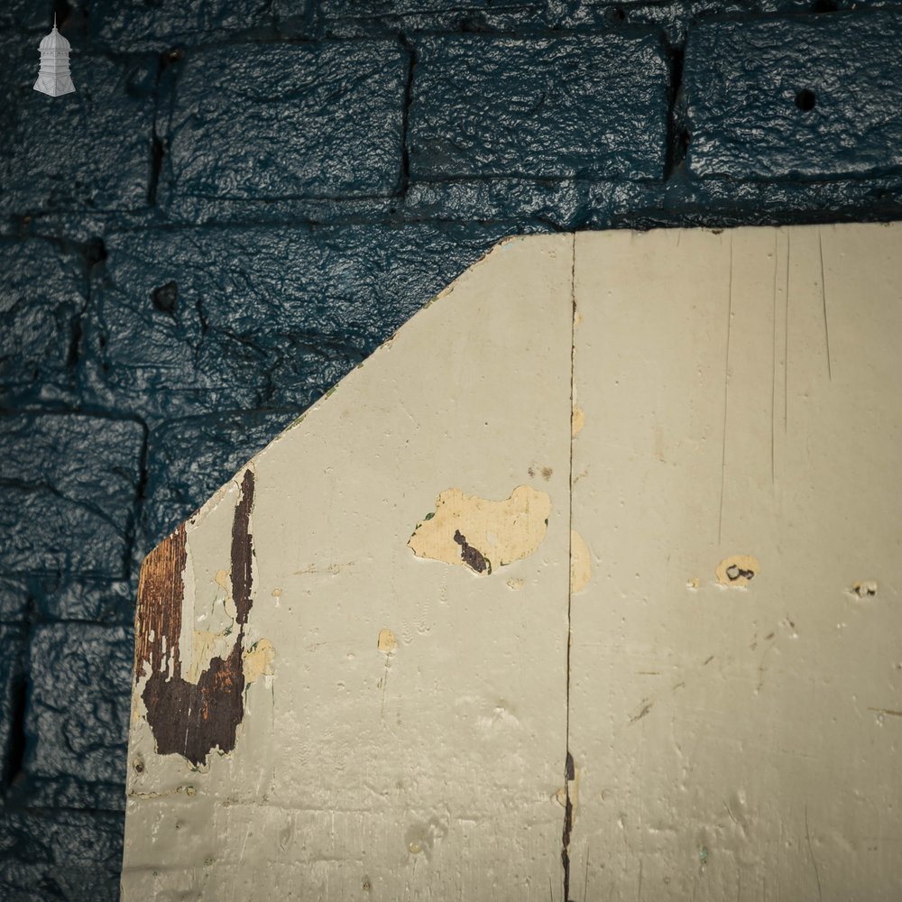 Plank Ledged Doors, Pair of Painted Pine 18th C Georgian Cottage Doors