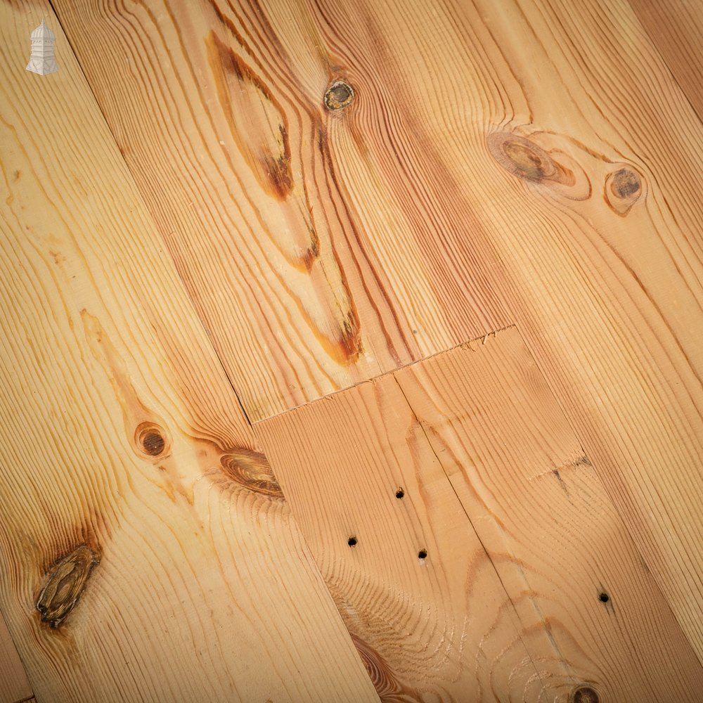 Resawn Pine Floorboards, 9 ¾" Wide, Batch of 30 Square Metres