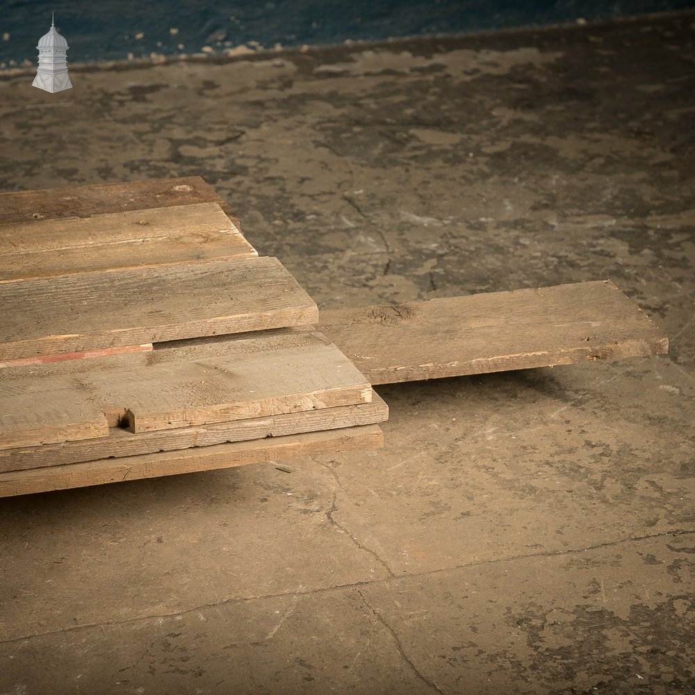 7" Inch Wide Pine Floorboards cut from Salvaged Floor Joists, Batch of 5 Square Metres