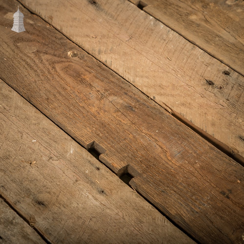 7" Inch Wide Pine Floorboards cut from Salvaged Floor Joists, Batch of 5 Square Metres