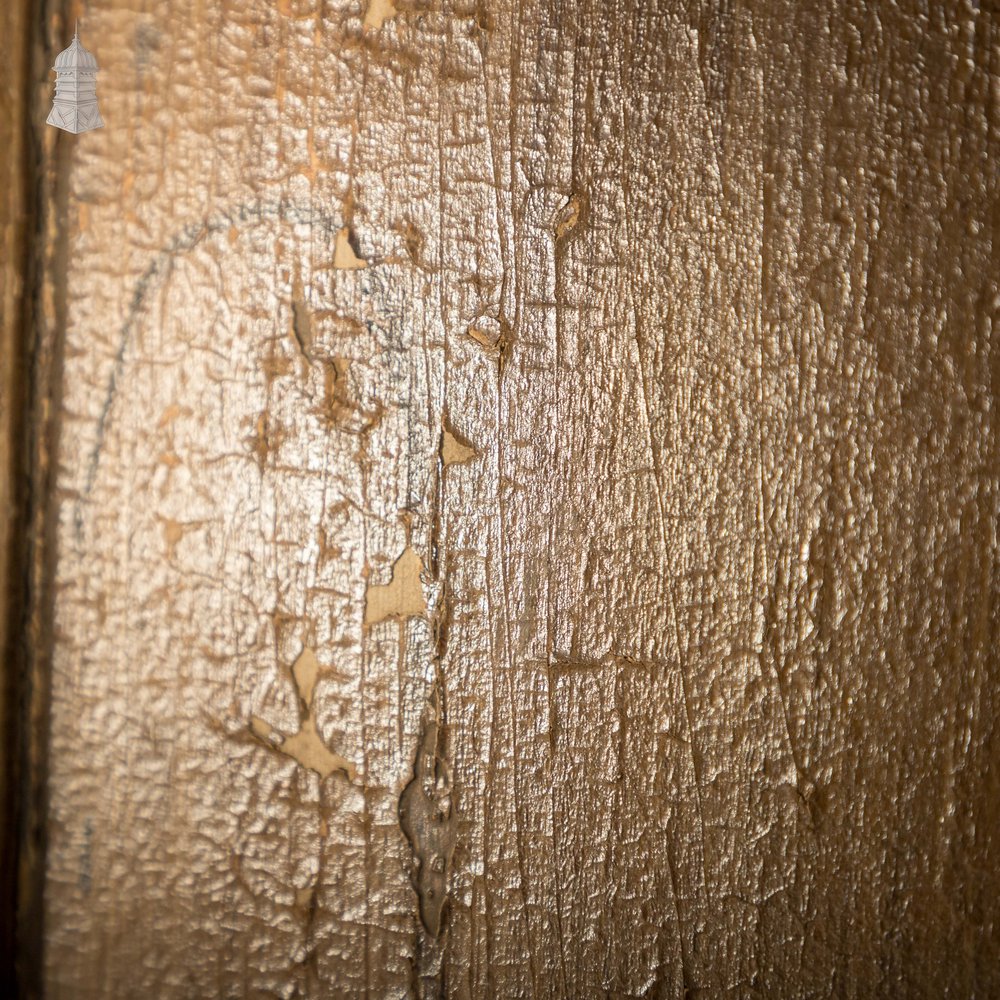 Moulded Chapel Panelling, 2 Panel, Faux Woodgrain - A Run of 33M