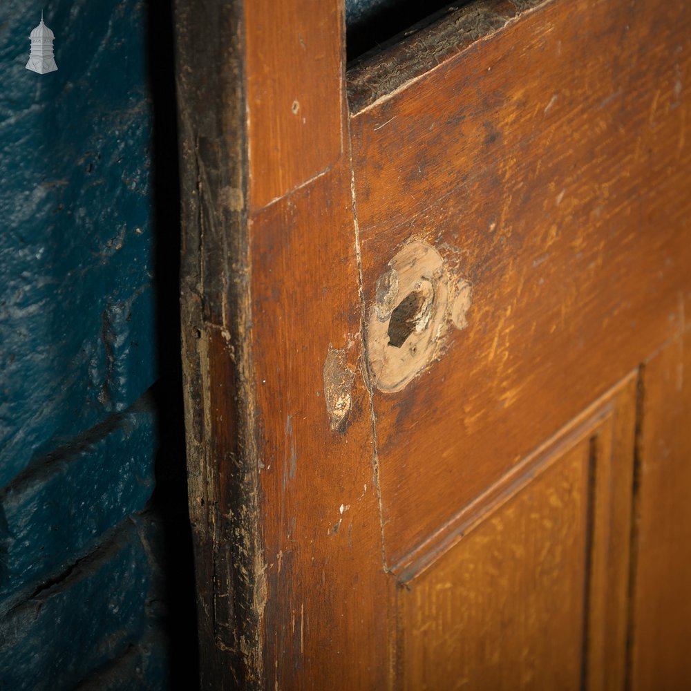 Half Glazed Door, 3 Moulded Panel Pine