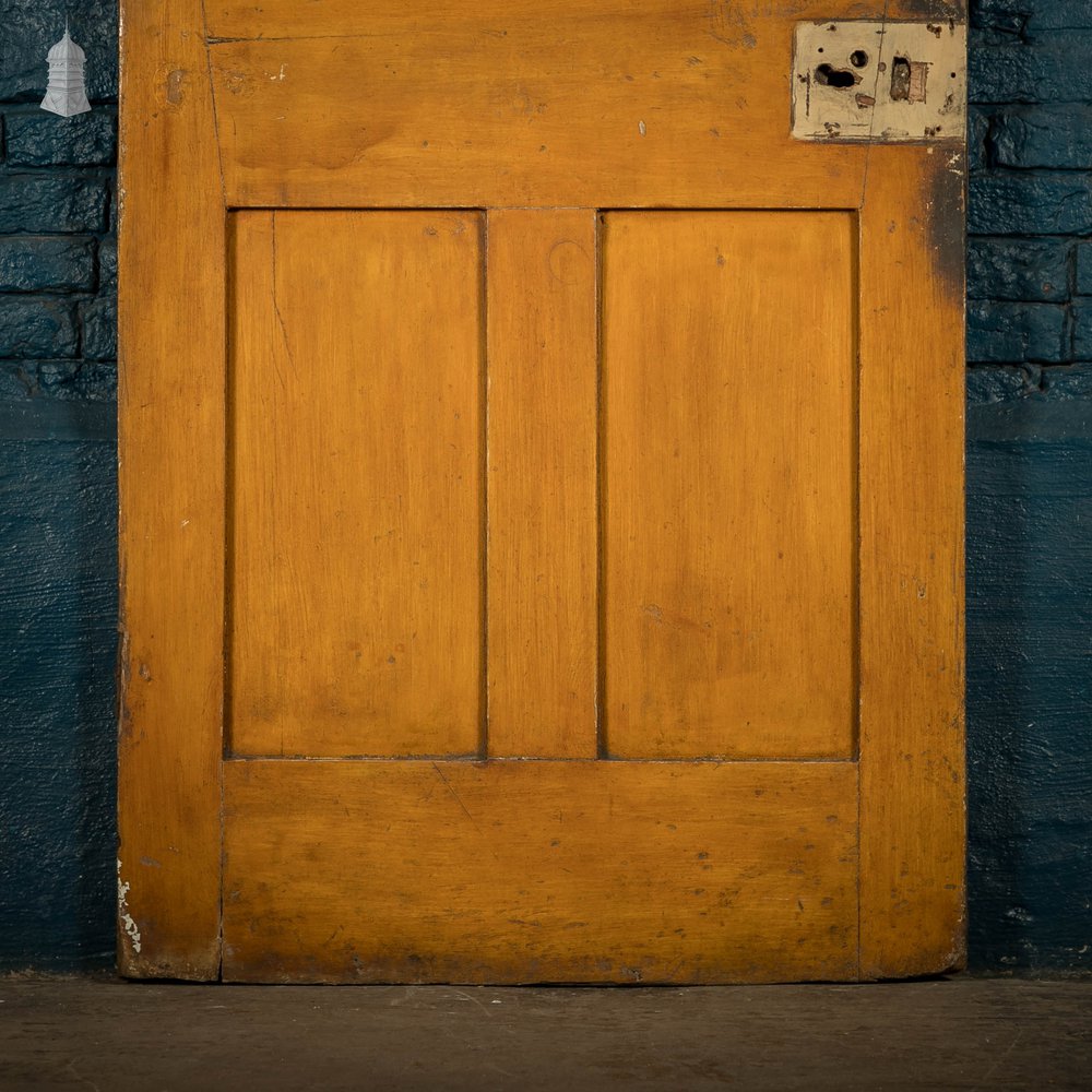 Half Glazed Door, 3 Moulded Panel Pine