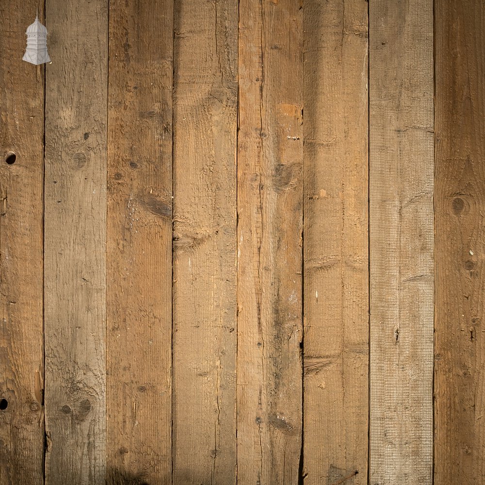 5" Inch Wide Pine Floorboards cut from Salvaged Floor Joists - Batch of 7.6 Square Metres