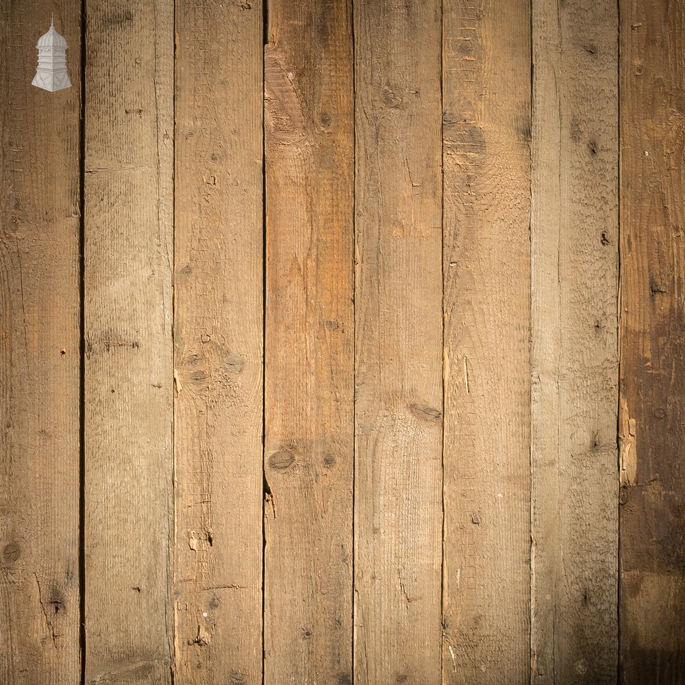 5" Inch Wide Pine Floorboards cut from Salvaged Floor Joists - Batch of 7.6 Square Metres