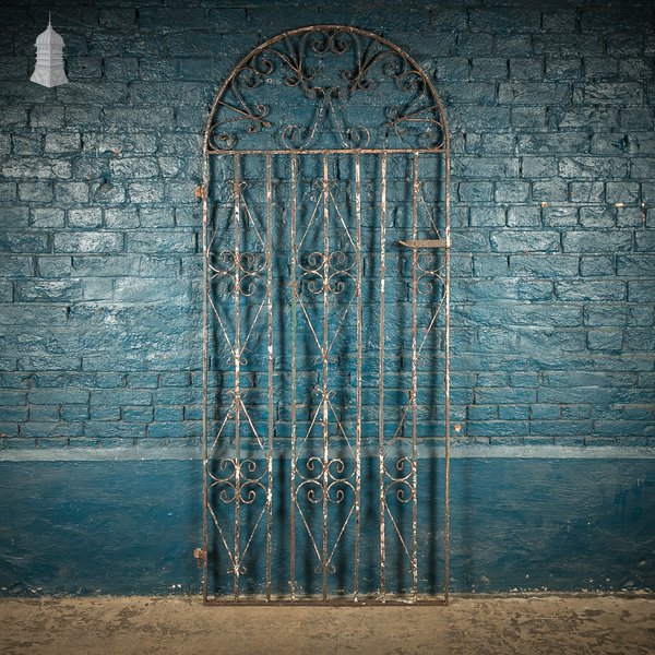Arch Top Gate, Wrought Iron Pedistrian Gate