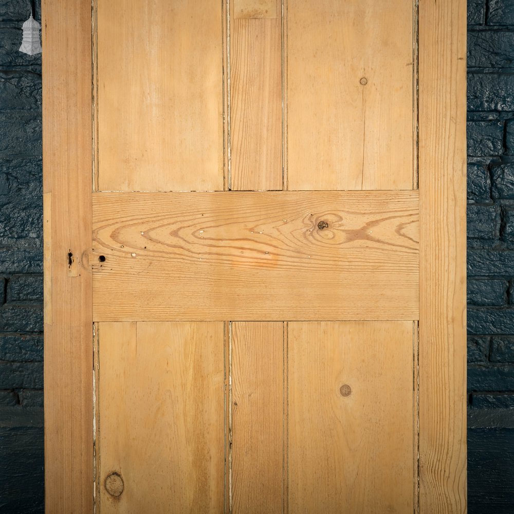 Glazed Pine Door, Victorian 5 Panel