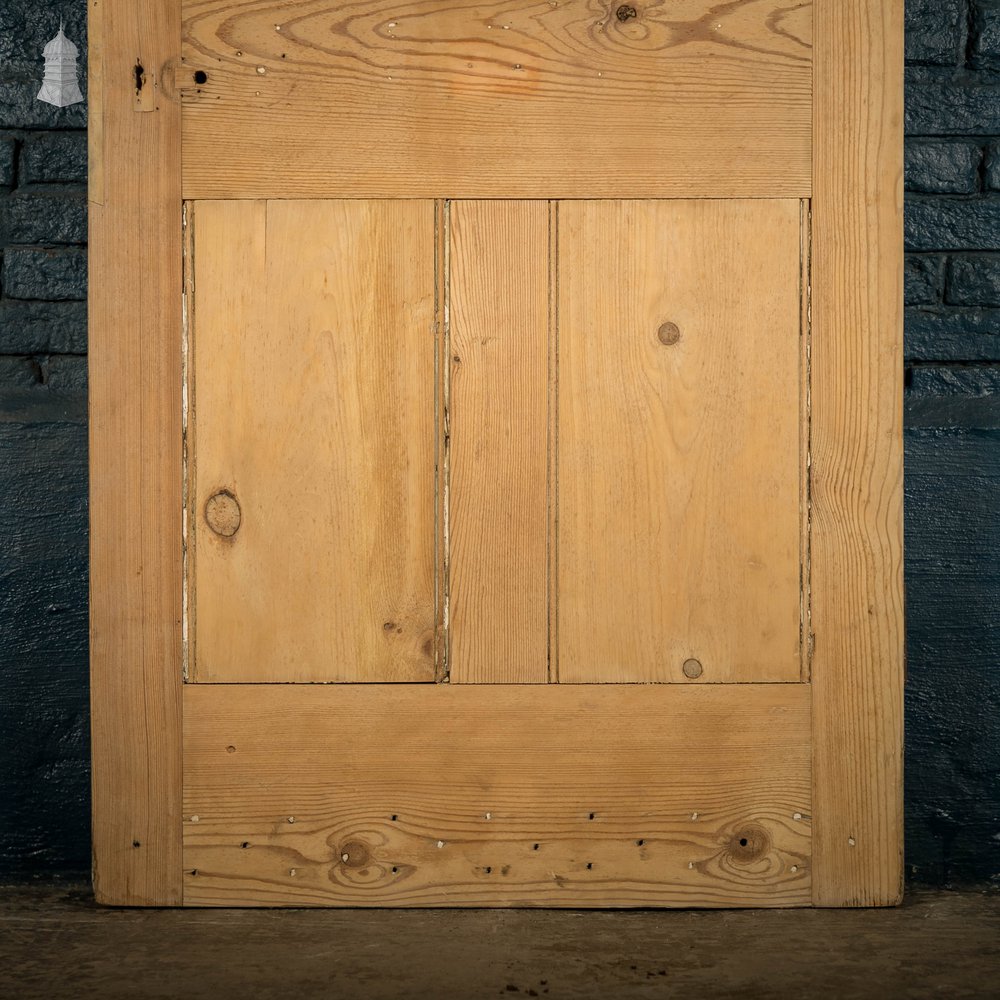 Glazed Pine Door, Victorian 5 Panel