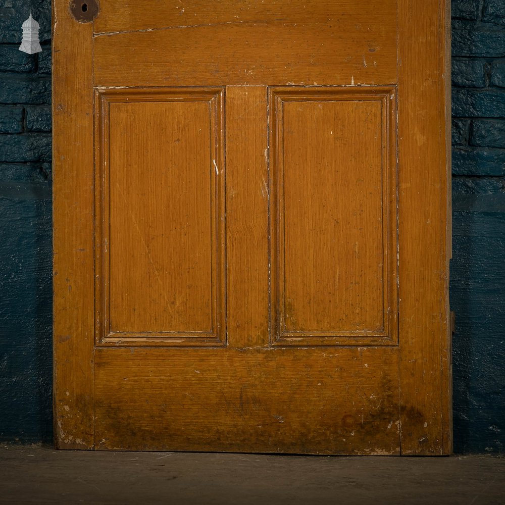 Half Glazed Door, 3 Moulded Panel Pine