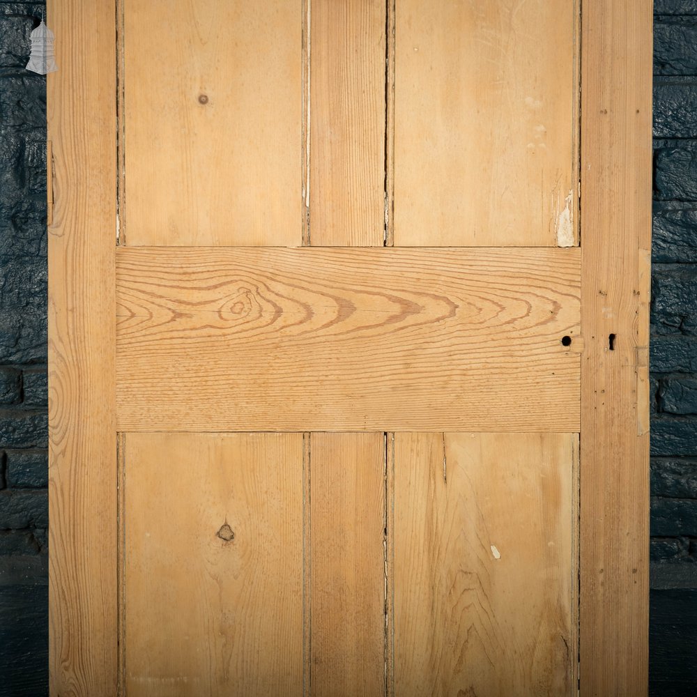 Glazed Pine Door, Victorian 5 Panel