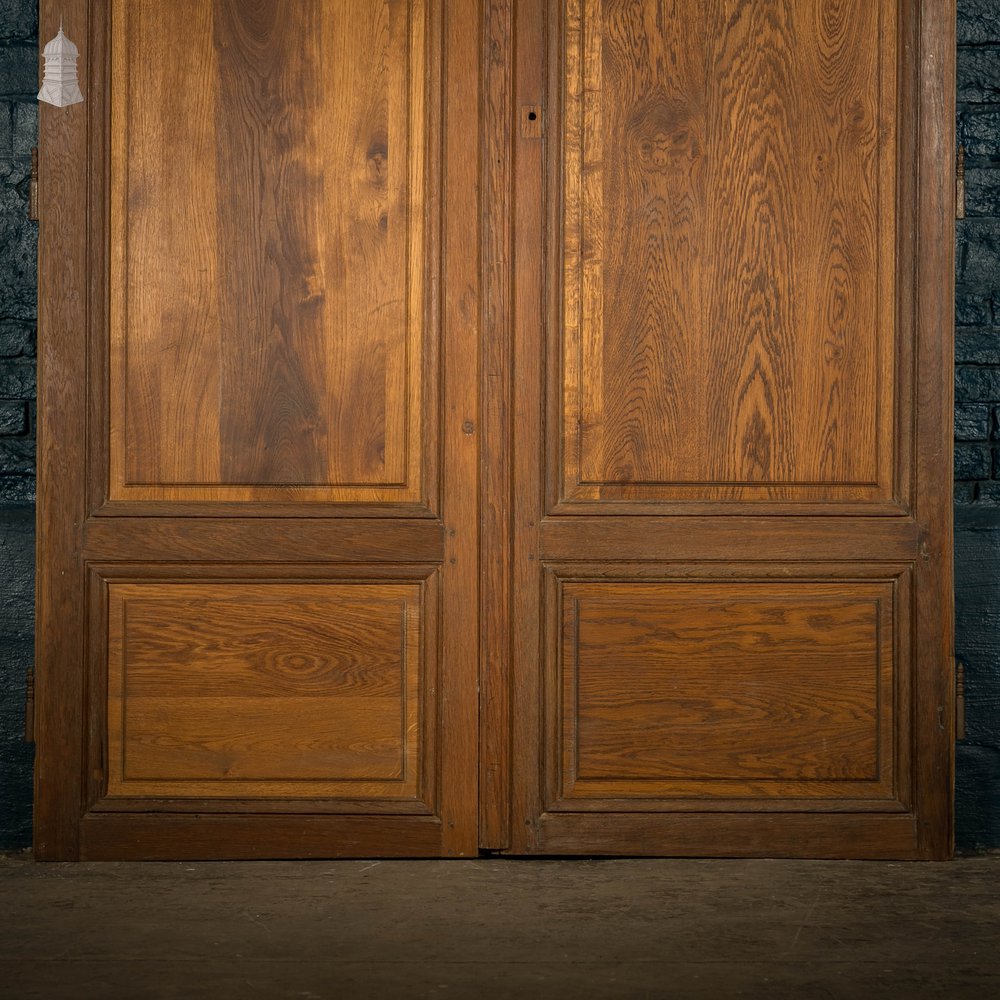 Oak Cupboard Doors, Moulded 2 Panel Pair