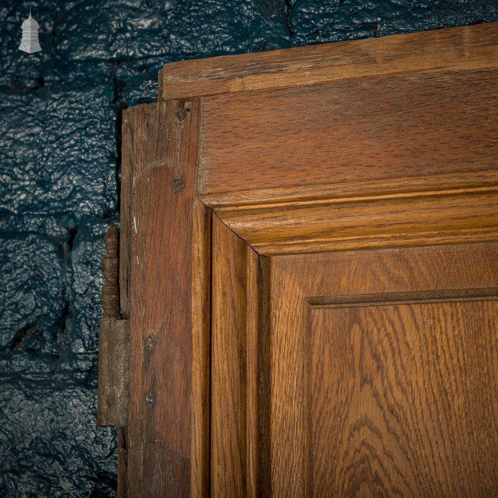 Oak Cupboard Doors, Moulded 2 Panel Pair