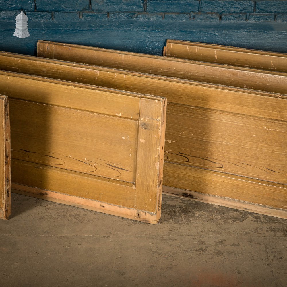 Pine Panelling,  Faux Woodgrain, 2 Panel - A Run of 8M