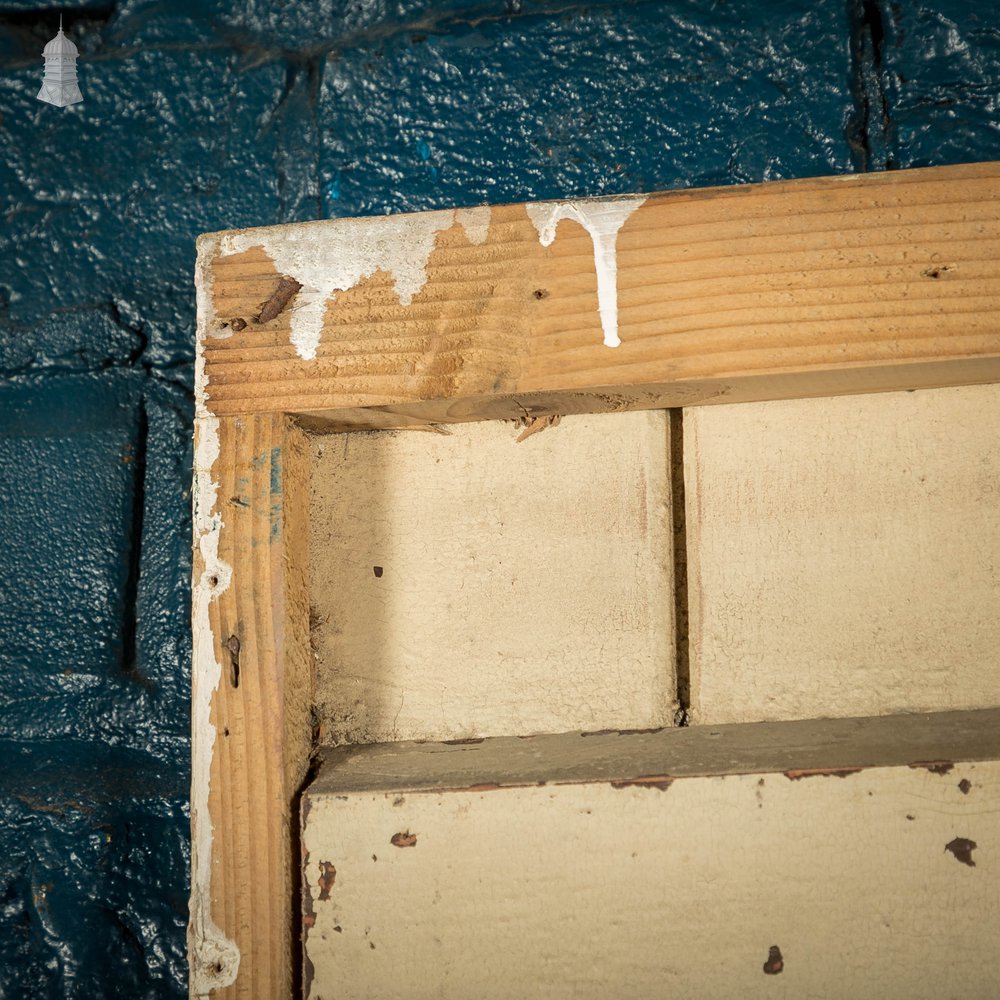 Plank & Ledge Door, Red Painted Pine