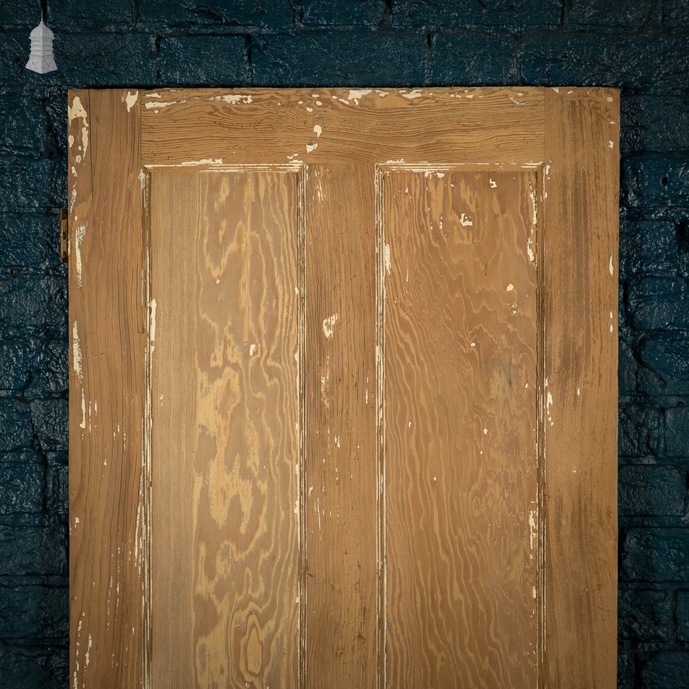 Pine Paneled Door, Moulded 4 Panel