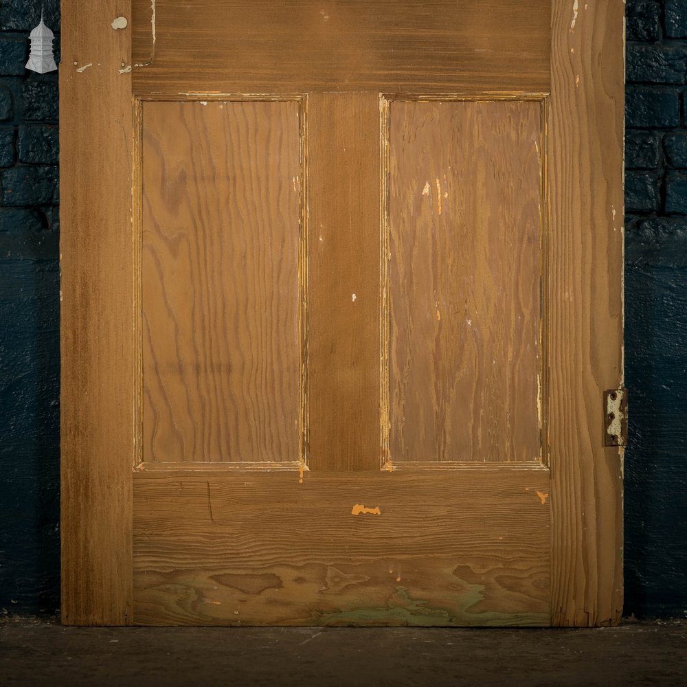 Pine Paneled Door, Moulded 4 Panel