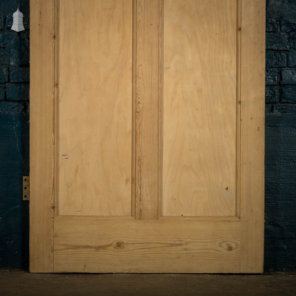 Pine Paneled Door, Moulded 3 Panel Set of 2