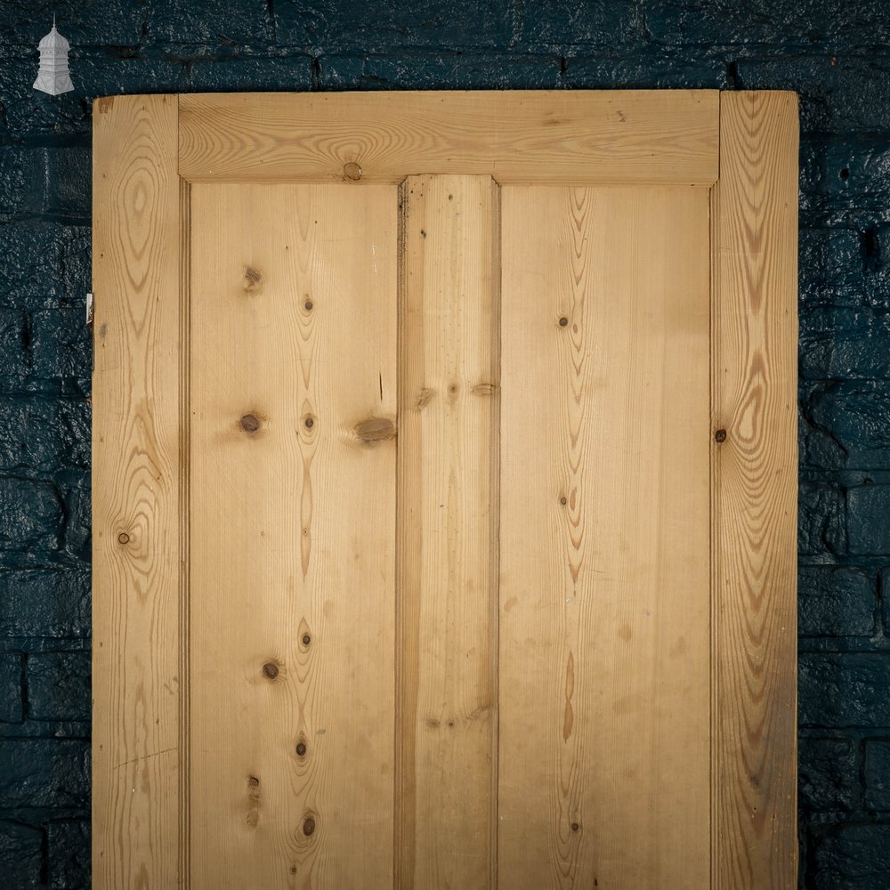 Pine Paneled Door, Moulded 4 Panel