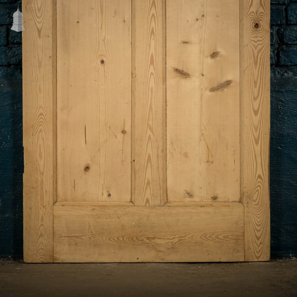 Pine Paneled Door, Moulded 4 Panel