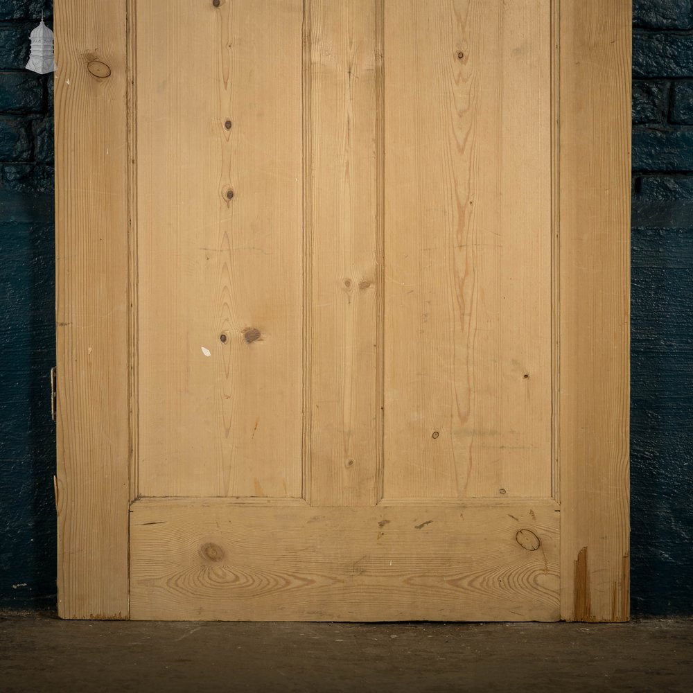 Pine Paneled Door, Moulded 4 Panel