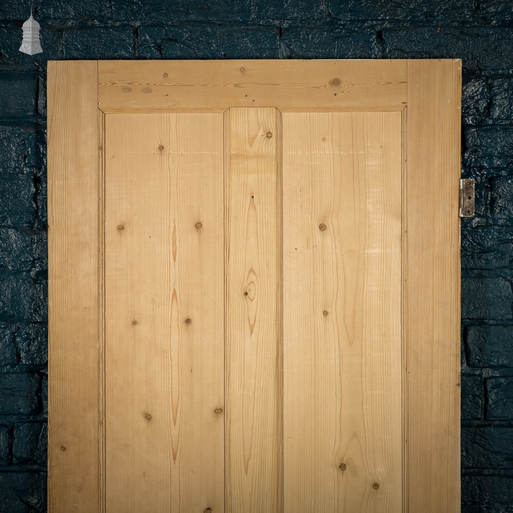 Pine Paneled Door, Moulded 4 Panel