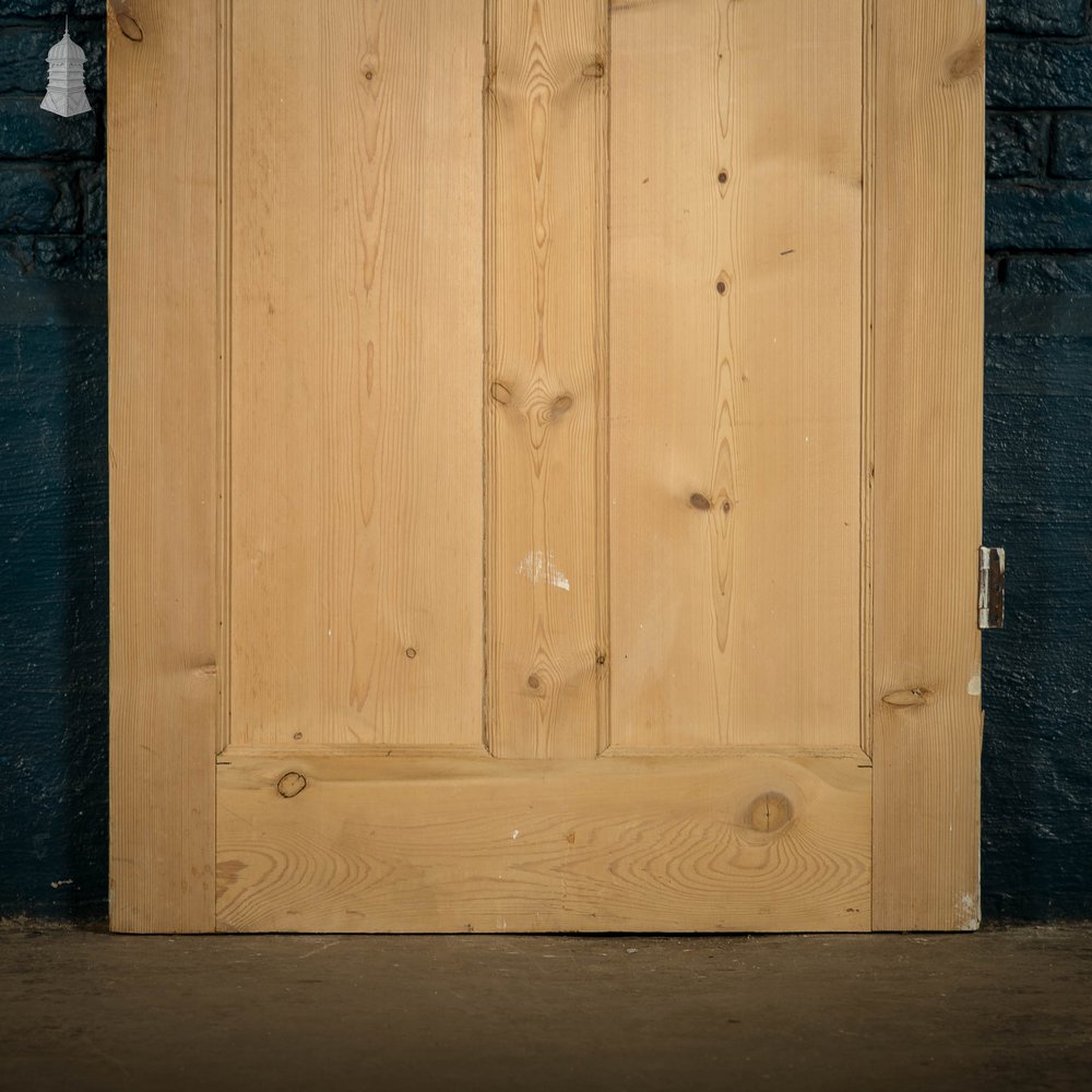 Pine Paneled Door, Moulded 4 Panel