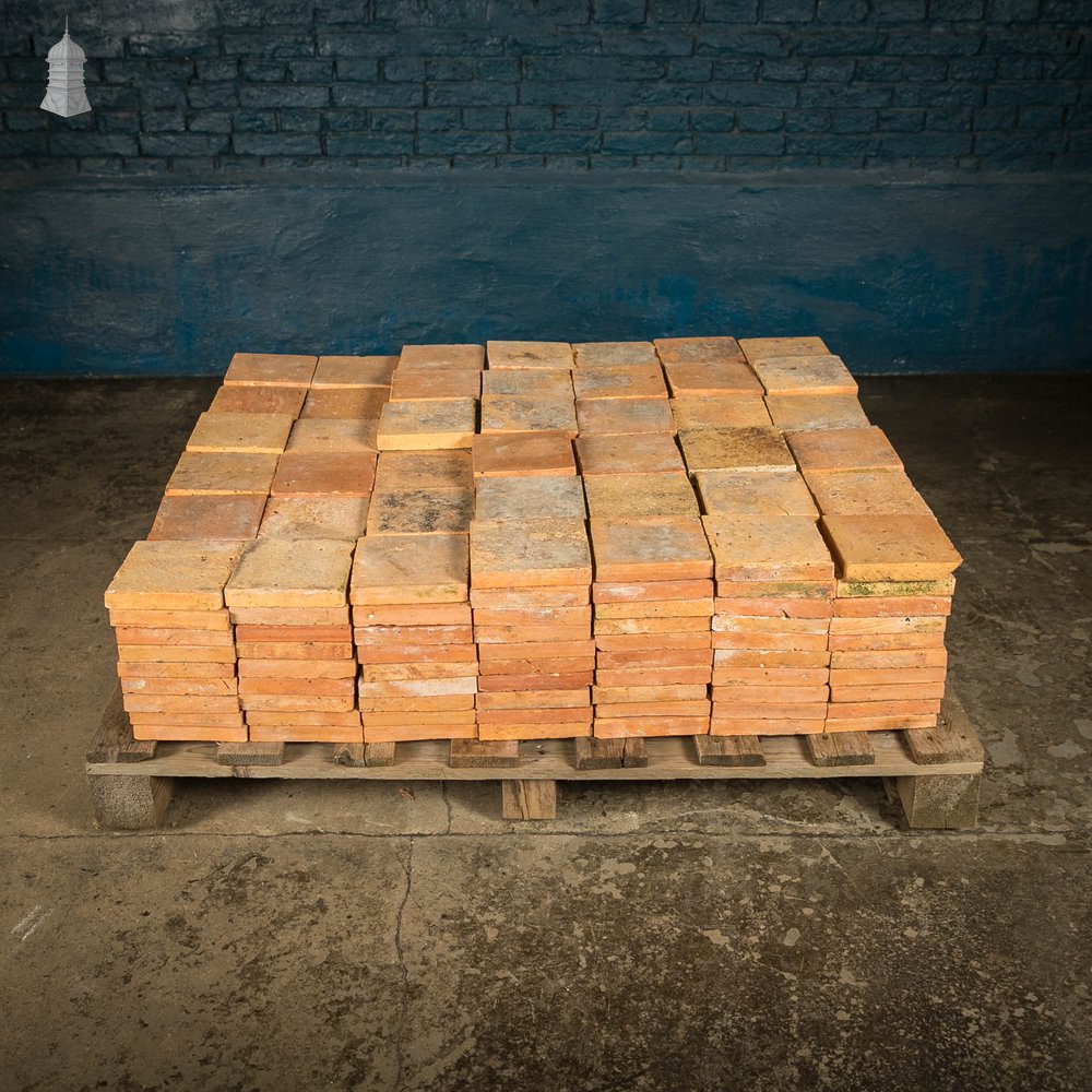 Buff Quarry Tiles, 6” x 6” Batch of 400 Reclaimed – 9 Square Metres