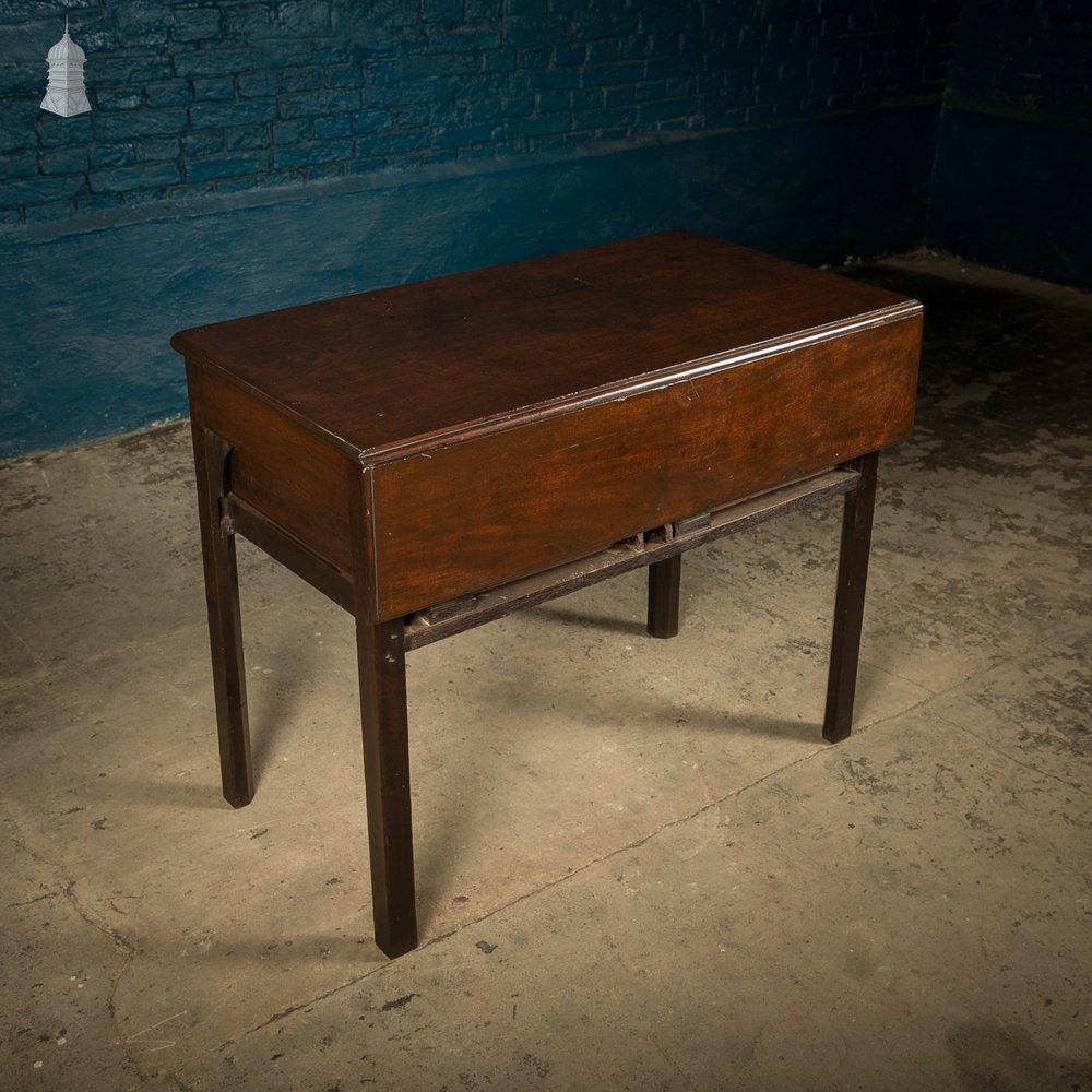 Georgian Bedroom Table, Drop Leaf Side Table, Mahogany