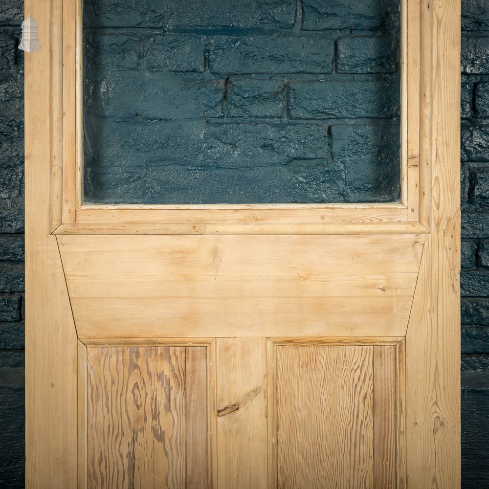 Half Glazed Door, 19th C Pine