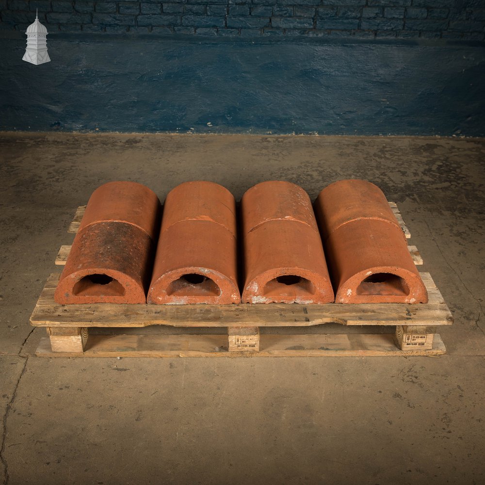 Half Round Coping, Red - A Run of 2.4M