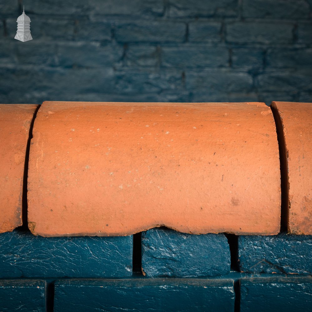 Half Round Coping, Red - A Run of 2.4M