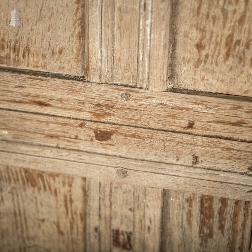 Oak Panelled Door, 17th C, 6 Panel