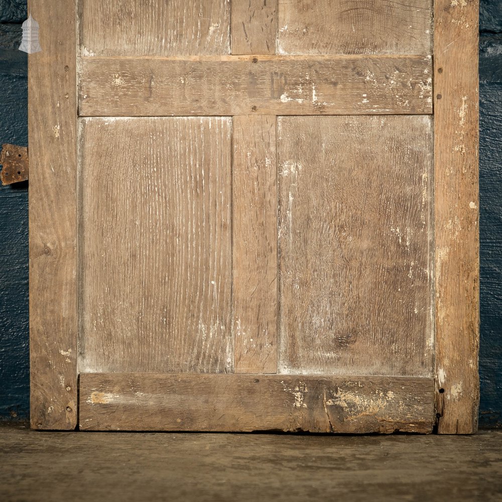 Oak Panelled Door, 17th C, 6 Panel