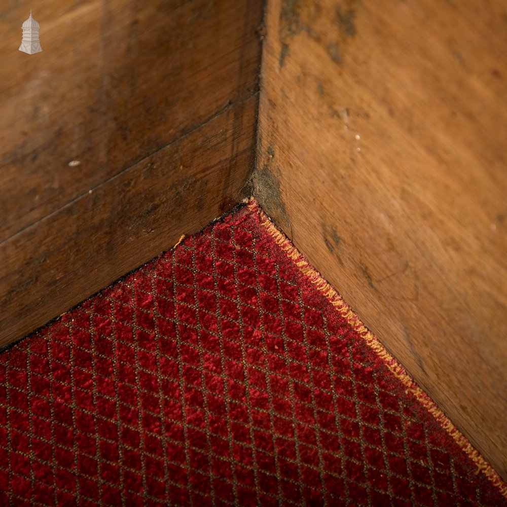 Mahogany Lined Trunk, Storage Box Georgian Drinks Chest