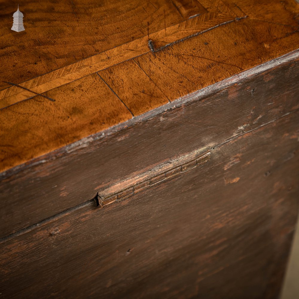 Mahogany Lined Trunk, Storage Box Georgian Drinks Chest