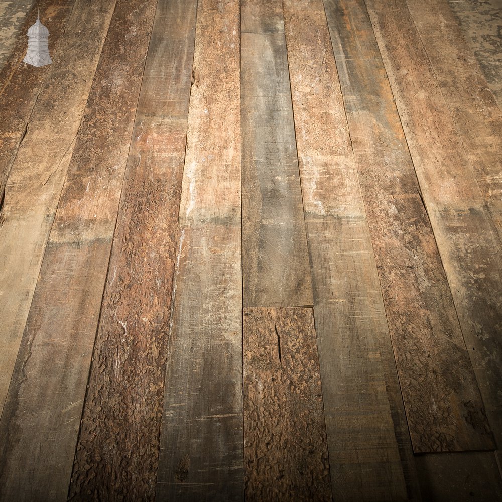 Ekki or Red Ironwood Cladding 13mm Thick, Cut from Riverbank Pilings - 46 Square Metres