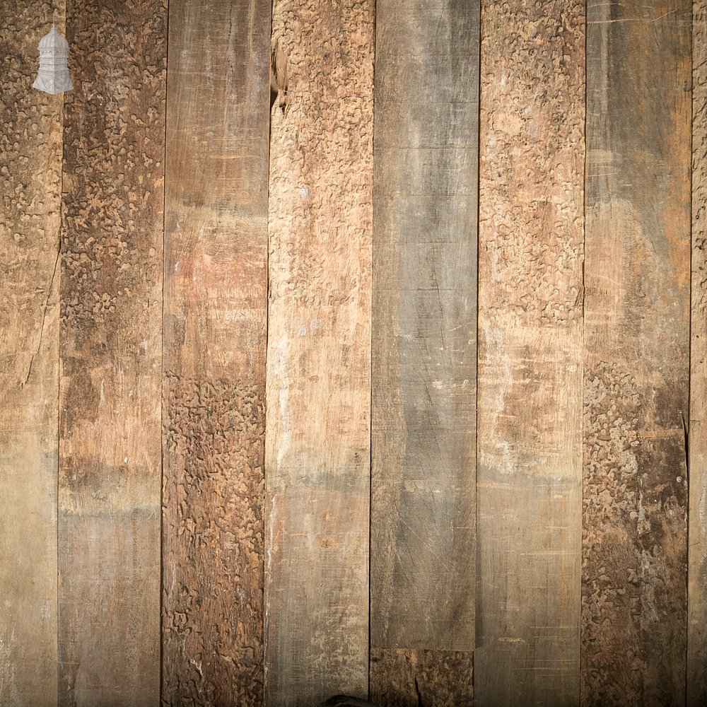 Ekki or Red Ironwood Cladding 13mm Thick, Cut from Riverbank Pilings - 46 Square Metres