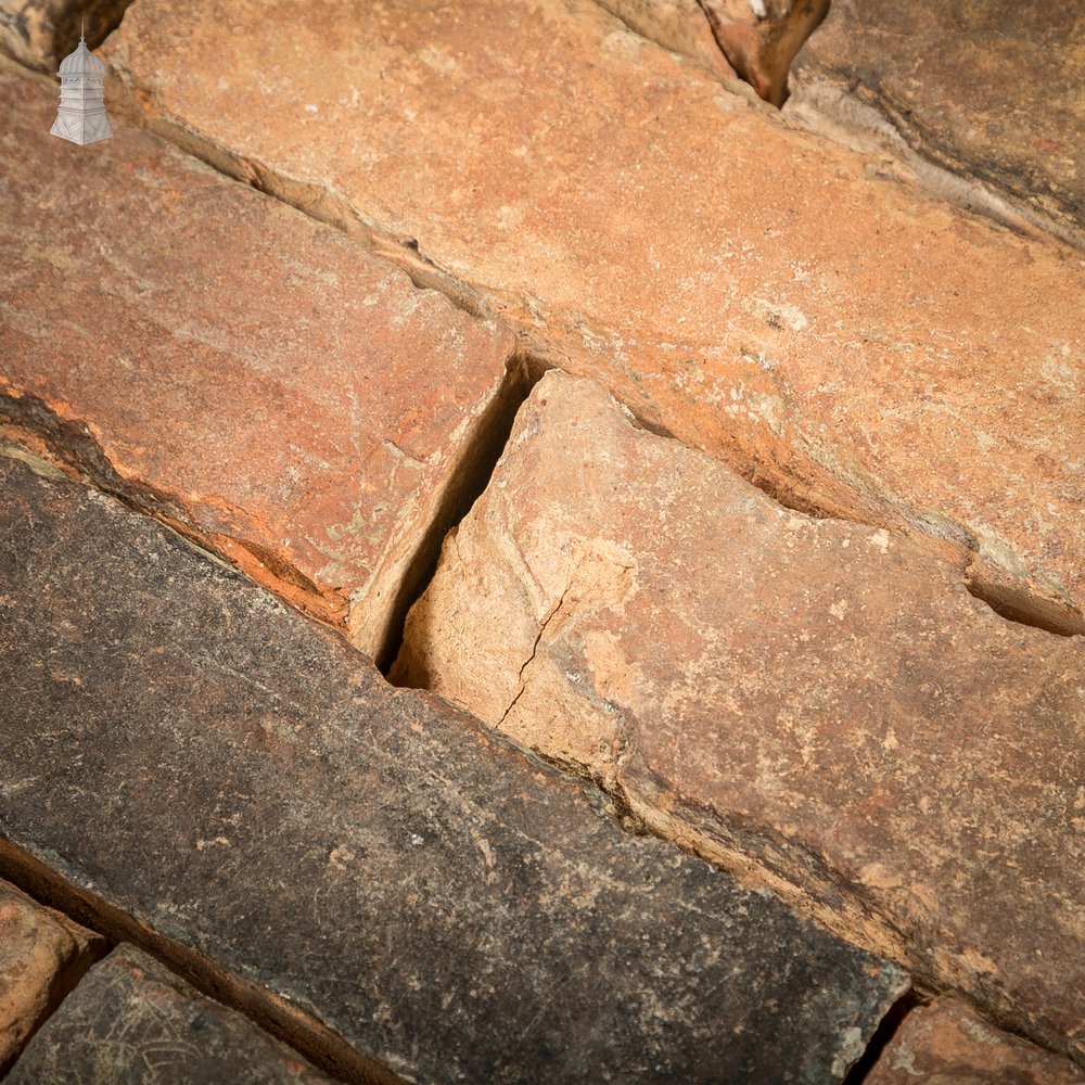 Worn Buff Floorbricks, Batch of 388 - 5.5 Square Metres