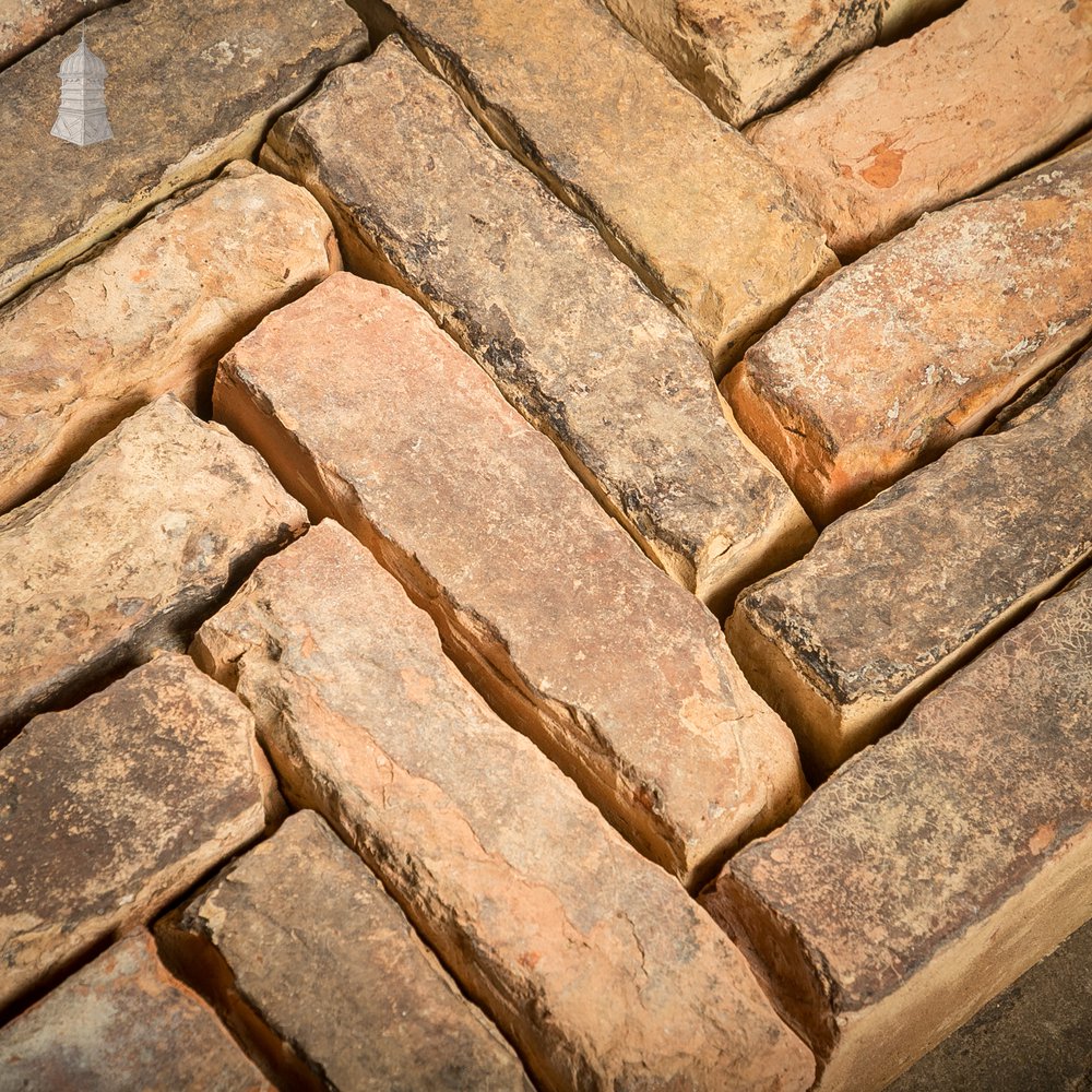 Worn Buff Floorbricks, Batch of 388 - 5.5 Square Metres