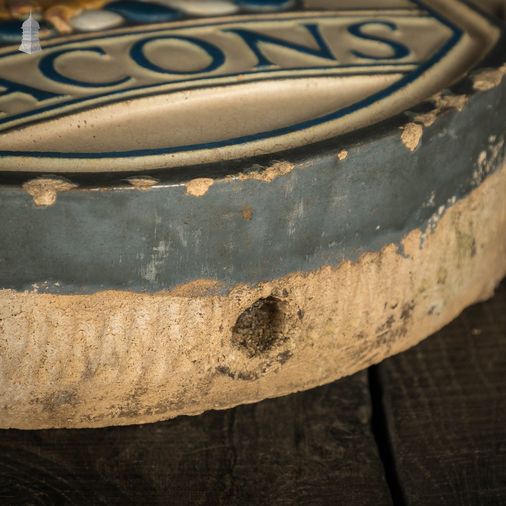 Lacons Pub Sign, Original Glazed Ceramic Falcon Sign