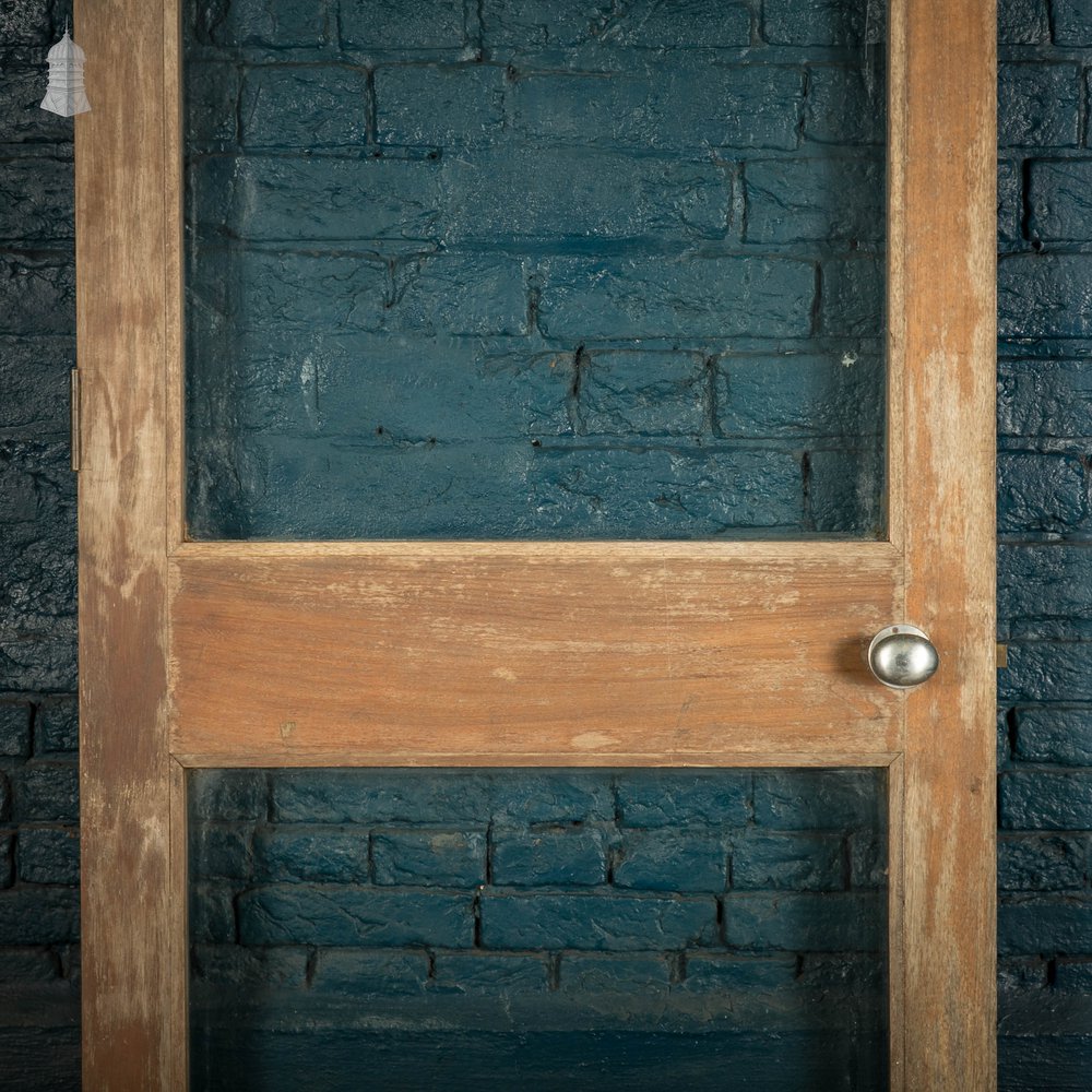 Glazed Mahogany Door, 2 Panel