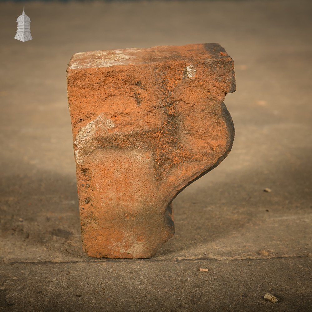 Terracotta Ogee Corbels, 19th C, Batch of 65