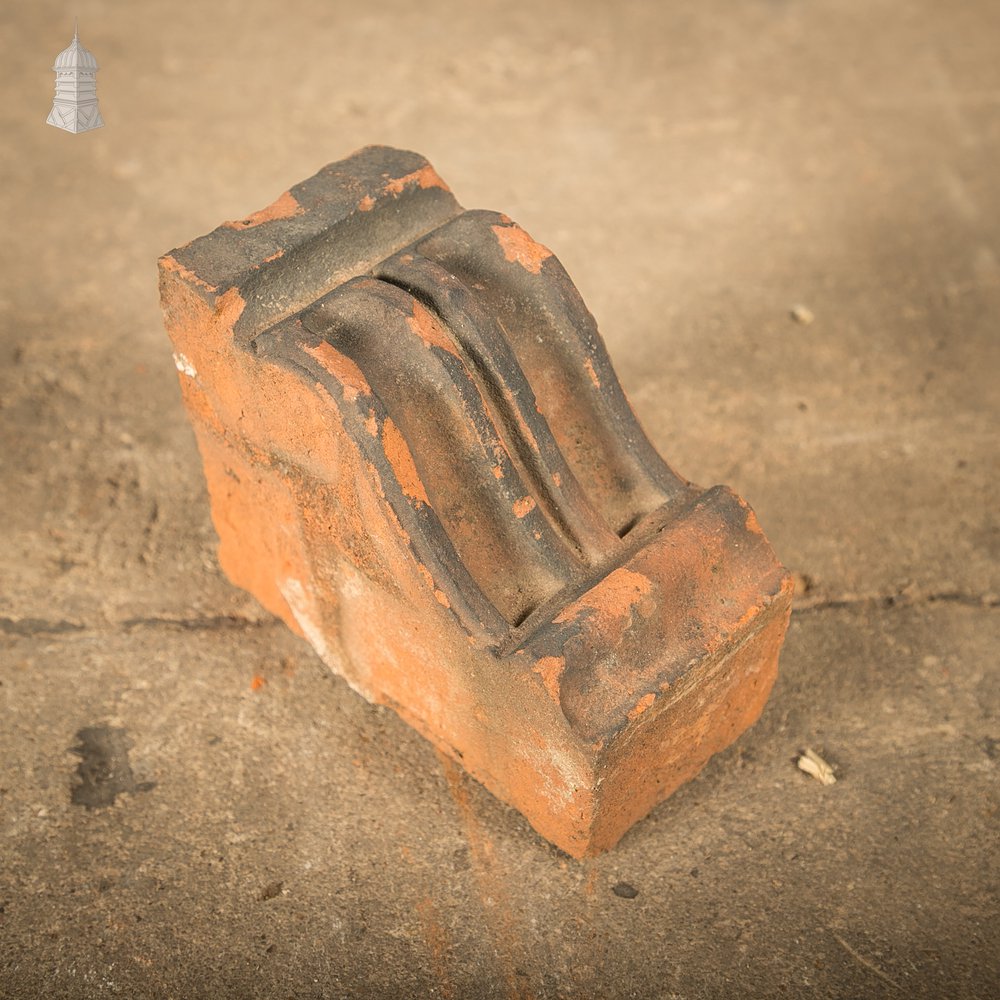 Terracotta Ogee Corbels, 19th C, Batch of 65
