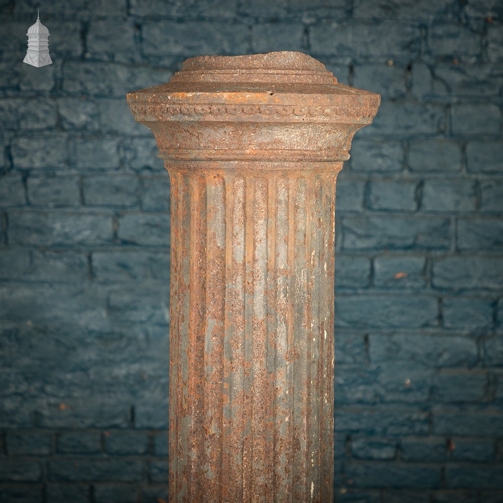 Corinthian Column, Cast Iron, Reclaimed Architectural Pillar