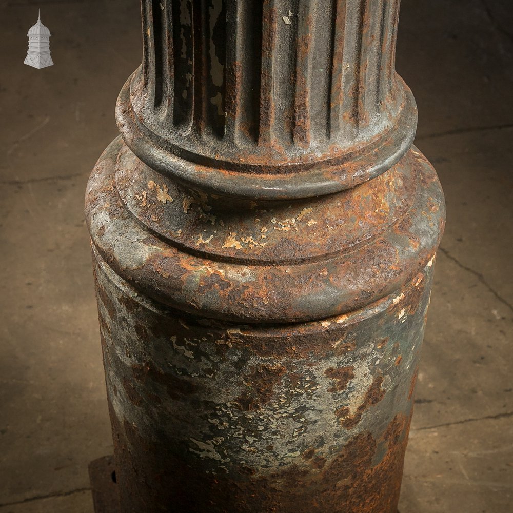 Corinthian Column, Cast Iron, Reclaimed Architectural Pillar