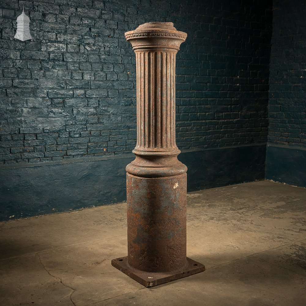 Corinthian Column, Cast Iron, Reclaimed Architectural Pillar