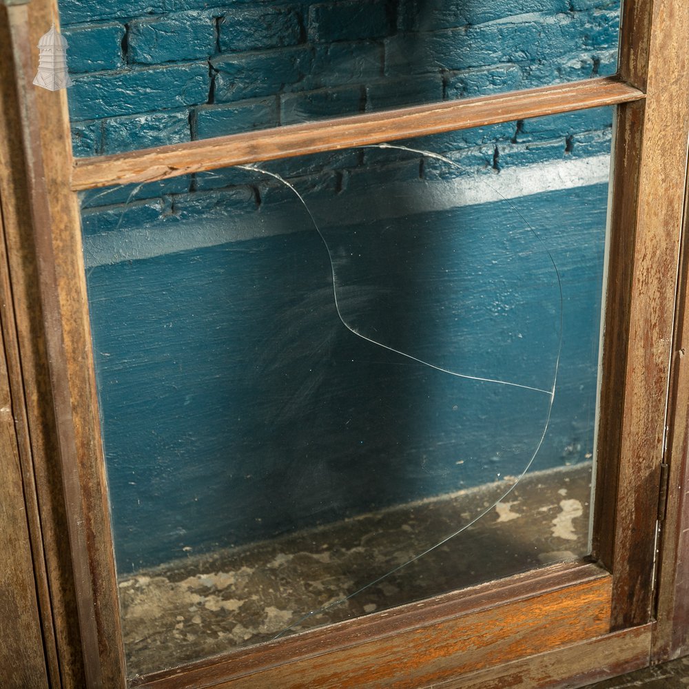 Large Glass Doors, Inward Opening Edwardian Mahogany Windows / Doors